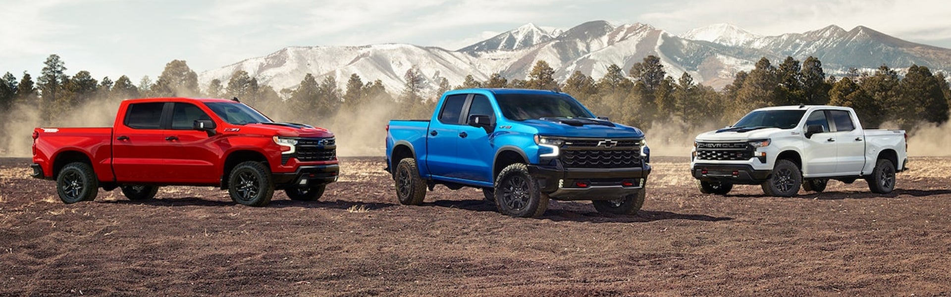 Red Chevy Silverado 1500